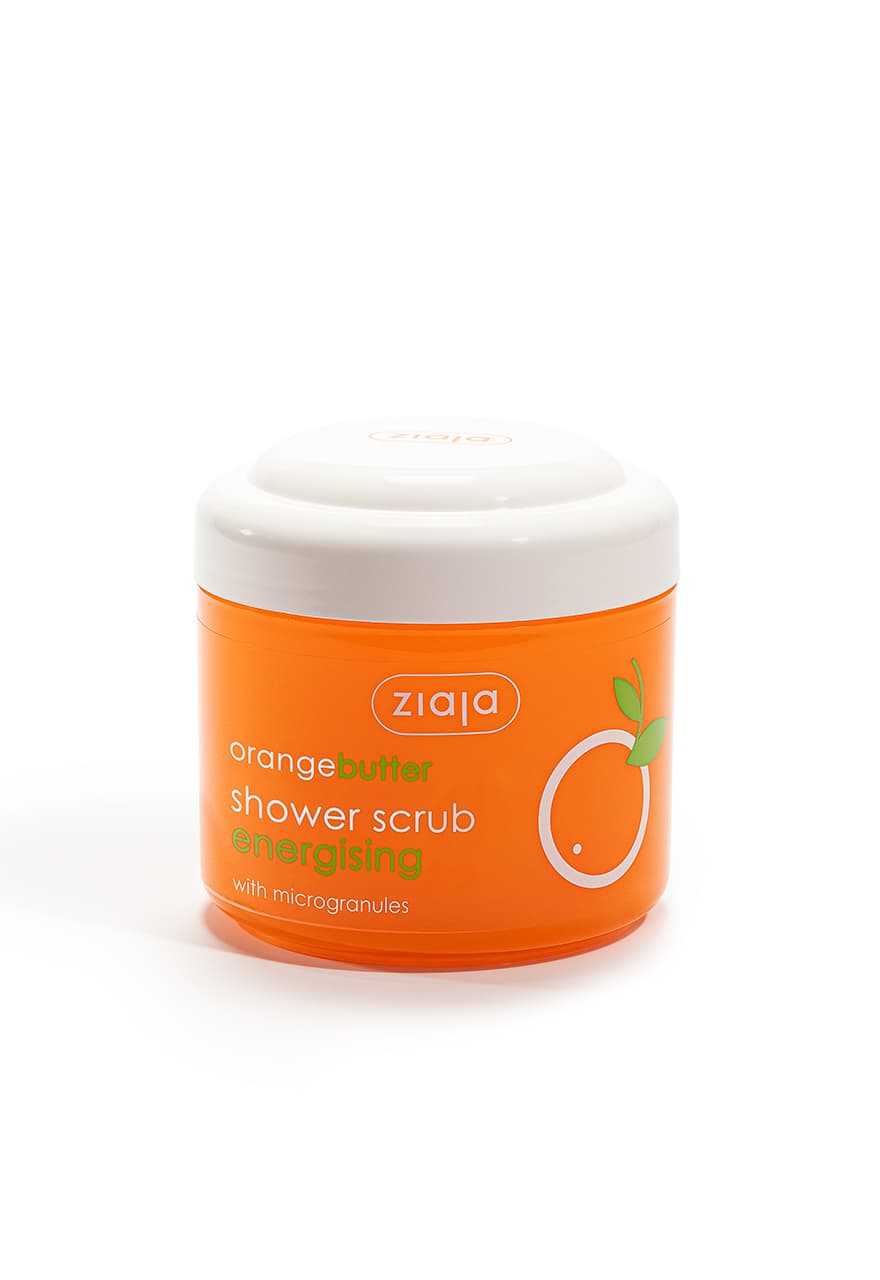 Orange Butter Shower Scrub With Microgranules